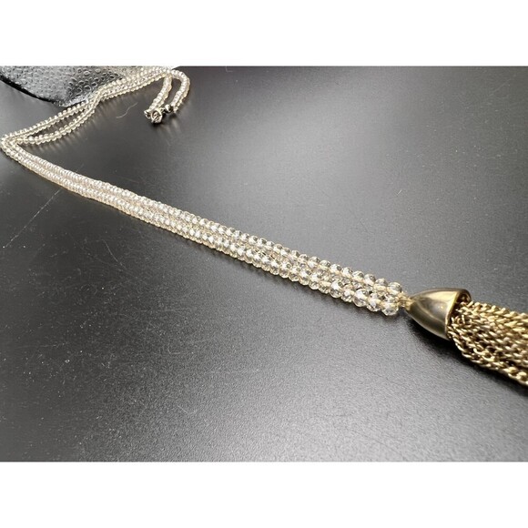 Ann Taylor LOFT Beaded Fringe Necklace - Picture 6 of 6